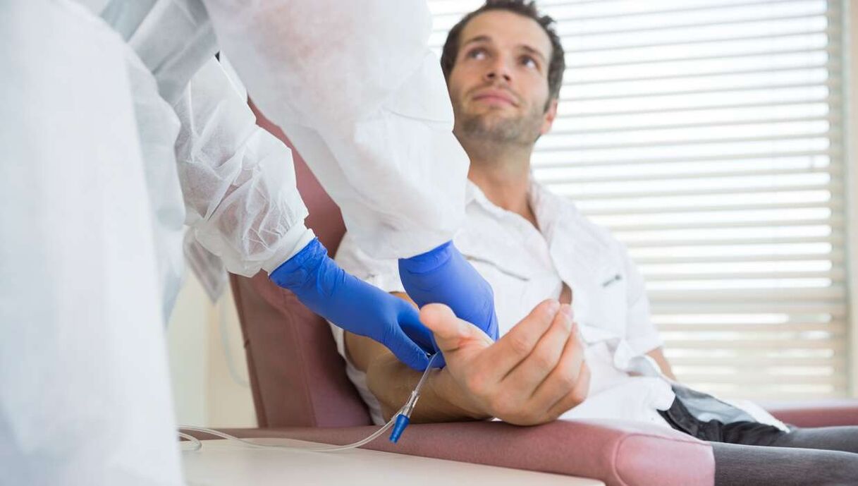 intravenózne injekcie na prostatitídu