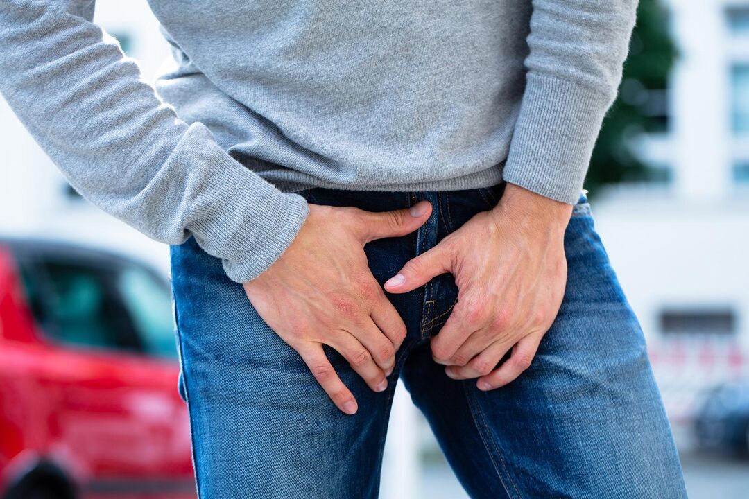 bolesť v slabinách u muža s kulóznou prostatitídou